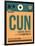 CUN Cuncun Luggage Tag I-NaxArt-Framed Art Print