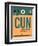 CUN Cuncun Luggage Tag I-NaxArt-Framed Art Print