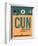 CUN Cuncun Luggage Tag I-NaxArt-Framed Art Print