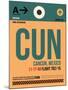 CUN Cuncun Luggage Tag I-NaxArt-Mounted Art Print