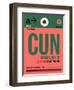 CUN Cuncun Luggage Tag II-NaxArt-Framed Art Print