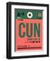 CUN Cuncun Luggage Tag II-NaxArt-Framed Art Print