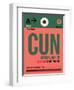 CUN Cuncun Luggage Tag II-NaxArt-Framed Art Print
