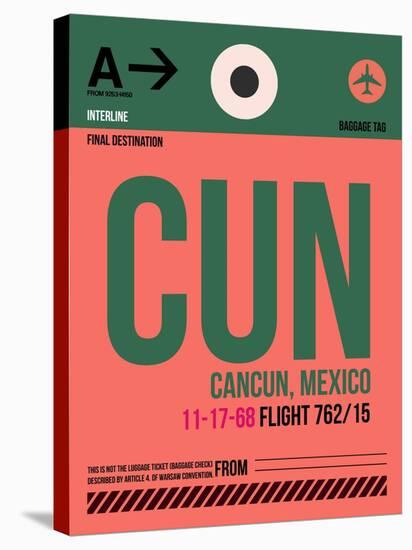 CUN Cuncun Luggage Tag II-NaxArt-Stretched Canvas