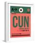 CUN Cuncun Luggage Tag II-NaxArt-Framed Art Print