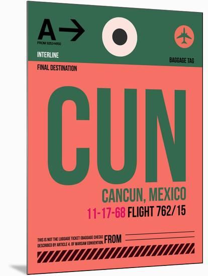 CUN Cuncun Luggage Tag II-NaxArt-Mounted Art Print