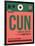 CUN Cuncun Luggage Tag II-NaxArt-Framed Art Print