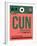 CUN Cuncun Luggage Tag II-NaxArt-Framed Art Print