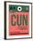 CUN Cuncun Luggage Tag II-NaxArt-Framed Art Print