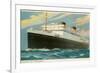 Cunard Britannic, Ocean Liner-null-Framed Premium Giclee Print