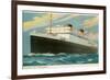 Cunard Britannic, Ocean Liner-null-Framed Premium Giclee Print