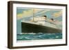 Cunard Britannic, Ocean Liner-null-Framed Art Print