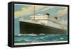 Cunard Britannic, Ocean Liner-null-Framed Stretched Canvas