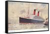 Cunard Carmania, Ocean Liner-null-Framed Stretched Canvas