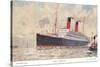 Cunard Carmania, Ocean Liner-null-Stretched Canvas