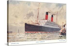 Cunard Carmania, Ocean Liner-null-Stretched Canvas