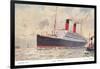 Cunard Carmania, Ocean Liner-null-Framed Art Print