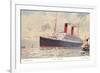 Cunard Carmania, Ocean Liner-null-Framed Art Print