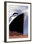 Cunard Fastest World Service-FS Studio-Framed Giclee Print