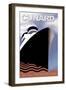 Cunard Fastest World Service-FS Studio-Framed Giclee Print