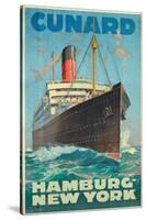 Cunard - Hamburg - New York'-Hans Fohrdt-Stretched Canvas