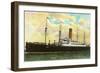 Cunard Ivernia, Ocean Liner-null-Framed Art Print