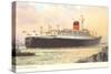 Cunard Ivernia, Ocean Liner-null-Stretched Canvas