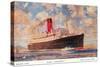 Cunard Lancastria, Ocean Liner-null-Stretched Canvas