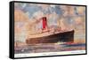 Cunard Lancastria, Ocean Liner-null-Framed Stretched Canvas