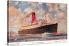 Cunard Lancastria, Ocean Liner-null-Stretched Canvas