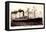 Cunard Line, Dampfschiff S.S. Saxonia, S.S. Sachsen-null-Framed Stretched Canvas