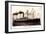 Cunard Line, Dampfschiff S.S. Saxonia, S.S. Sachsen-null-Framed Premium Giclee Print