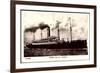 Cunard Line, Dampfschiff S.S. Saxonia, S.S. Sachsen-null-Framed Giclee Print