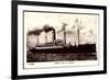 Cunard Line, Dampfschiff S.S. Saxonia, S.S. Sachsen-null-Framed Giclee Print