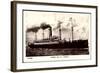 Cunard Line, Dampfschiff S.S. Saxonia, S.S. Sachsen-null-Framed Giclee Print