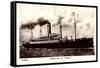 Cunard Line, Dampfschiff S.S. Saxonia, S.S. Sachsen-null-Framed Stretched Canvas