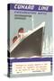 Cunard Line Embarkation Notice-null-Stretched Canvas