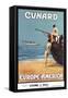 Cunard Line Poster-null-Framed Stretched Canvas