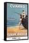 Cunard Line Poster-null-Framed Stretched Canvas