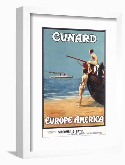 Cunard Line Poster-null-Framed Photographic Print