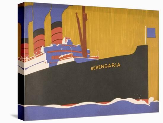 Cunard Line Promotional Brochure for 'Berengaria' C.1930-null-Stretched Canvas