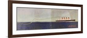 Cunard Line Promotional Brochure for 'Mauretania' C.1930-null-Framed Premium Giclee Print