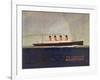 Cunard Line Promotional Brochure for 'Mauretania' C.1930-null-Framed Giclee Print