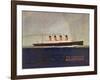 Cunard Line Promotional Brochure for 'Mauretania' C.1930-null-Framed Giclee Print