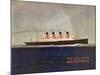 Cunard Line Promotional Brochure for 'Mauretania' C.1930-null-Mounted Giclee Print