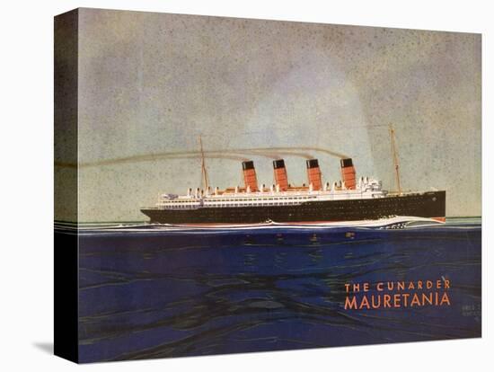 Cunard Line Promotional Brochure for 'Mauretania' C.1930-null-Stretched Canvas