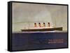 Cunard Line Promotional Brochure for 'Mauretania' C.1930-null-Framed Stretched Canvas