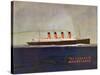 Cunard Line Promotional Brochure for 'Mauretania' C.1930-null-Stretched Canvas