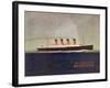 Cunard Line Promotional Brochure for 'Mauretania' C.1930-null-Framed Giclee Print