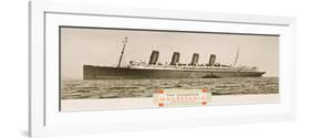 Cunard Line Promotional Brochure for 'Mauretania' C.1930-null-Framed Giclee Print